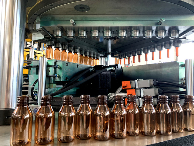 便宜的价格透明 100 毫升药品容器 ISBM 注吹成型机